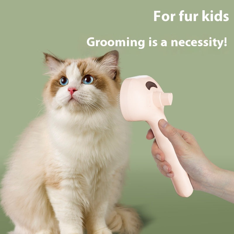 Pet Spray Hair Comb Dematting and Grooming Tool with Water Mist for Cats and Dogs
