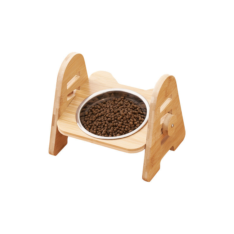 Oblique Mouth Pet Cervical Spine Protection Cat Dog Drinking Bowl