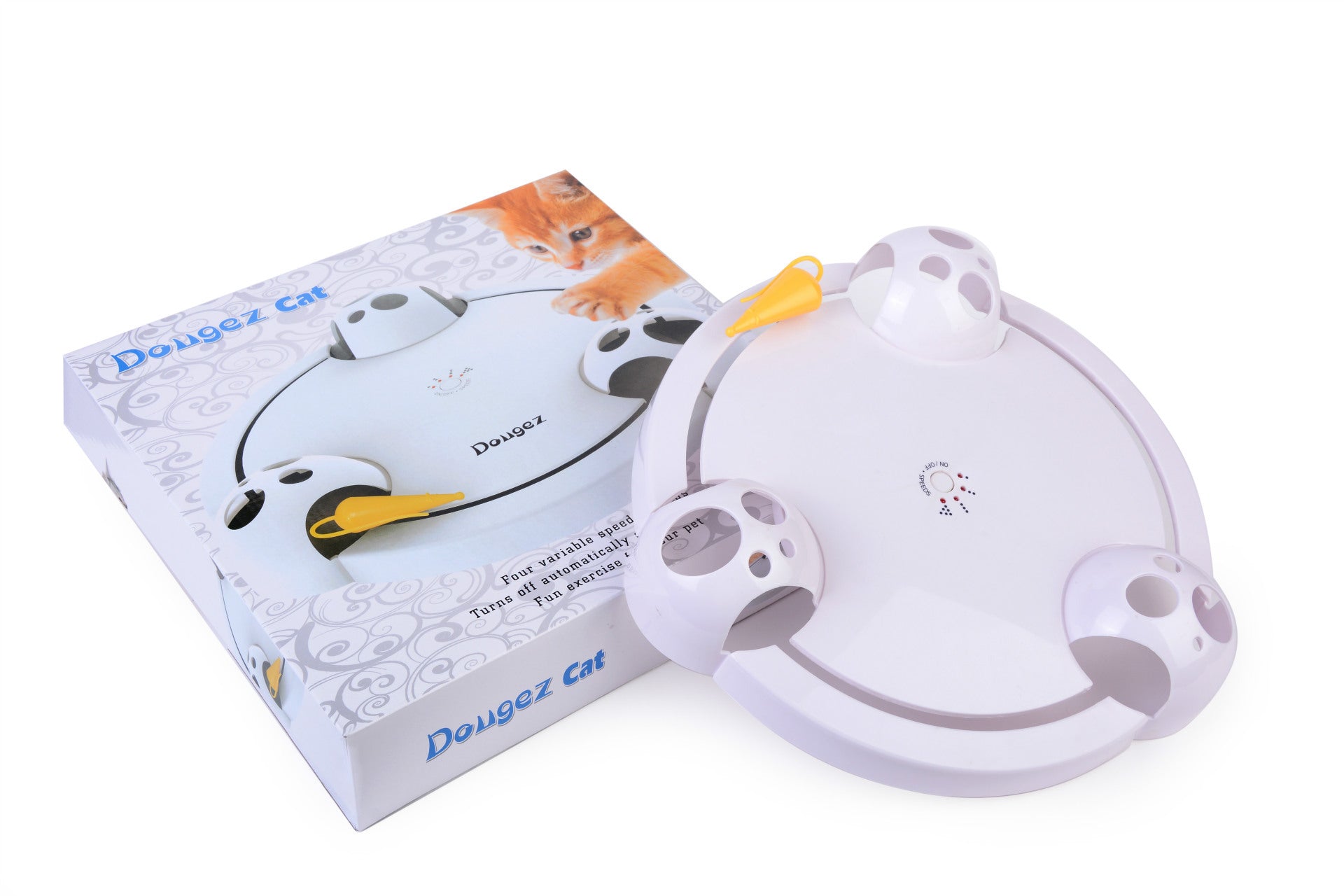 Electric Cat Turntable Toy Automatic Wheel for Interactive Mouse Chasing