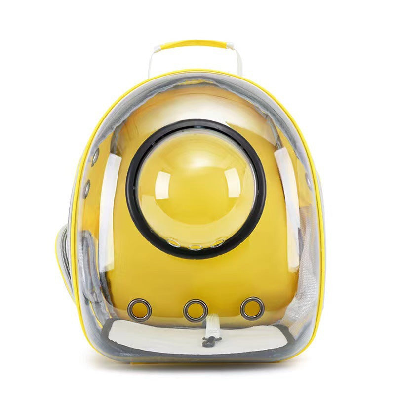 Transparent Pet Backpack Large Capacity Breathable Skylight Carrier for Cats