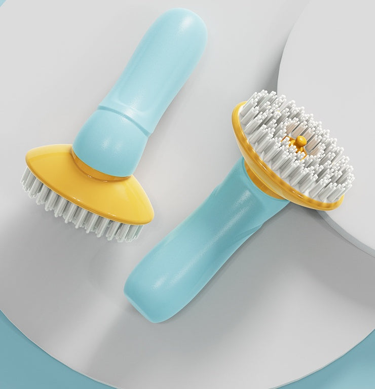 Handheld Pet Bath Brush Grooming and Cleaning Tool for Dogs