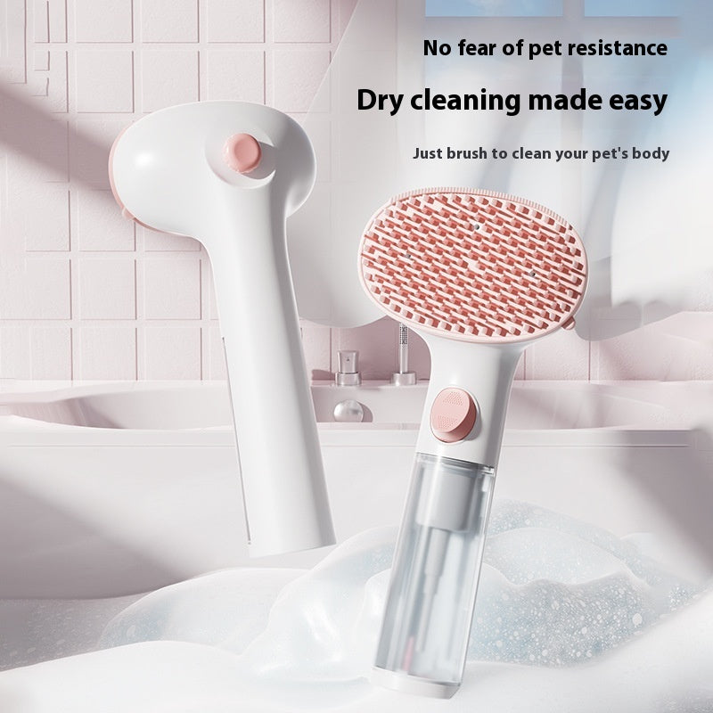 3-in-1 Pet Steam Brush Adjustable Wash-Free Comb for Hair Removal and Grooming