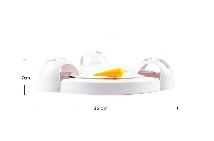 Electric Cat Turntable Toy Automatic Wheel for Interactive Mouse Chasing