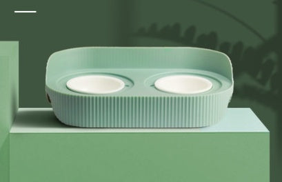 Ceramic Pet Food Bowl Ergonomic Design Cervical Spine Protection