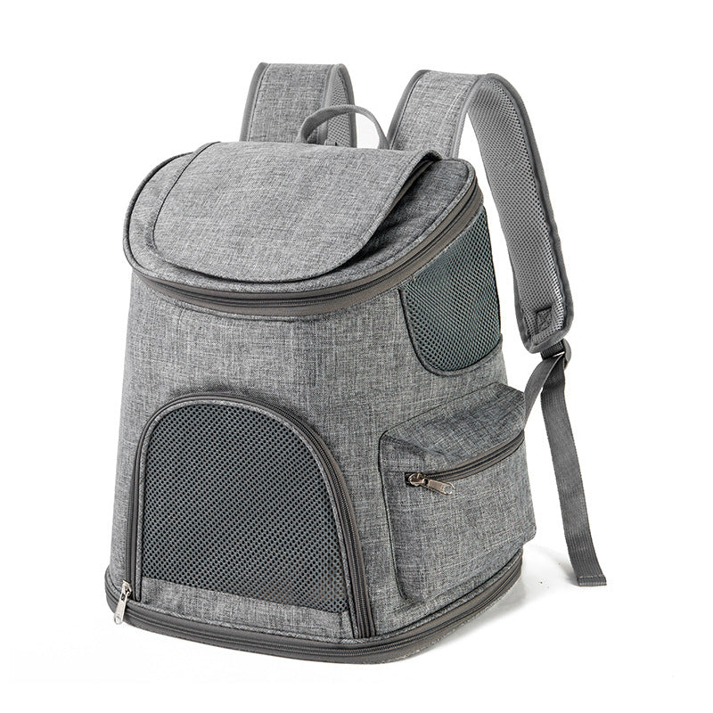 New Portable Pet Backpack Oxford Cloth Shoulder Bag for Dogs