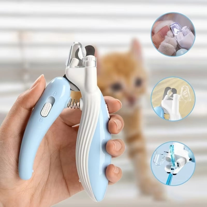 Professional Pet Nail Clippers Labor-Saving Paw Trimmer for Dogs and Cats