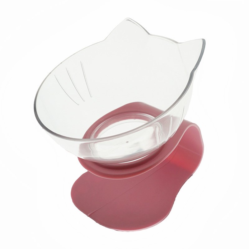 Non-Slip Raised Pet Double Bowl Food Feeder Cervical Protection