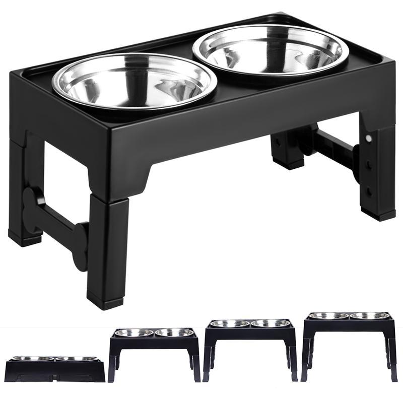 Elevated Pet Feeding Bowl Neck Protection Anti-Tumble for Medium and Large Dogs