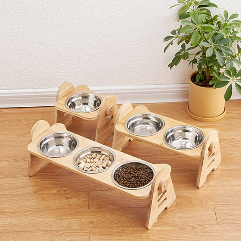 Oblique Mouth Pet Cervical Spine Protection Cat Dog Drinking Bowl