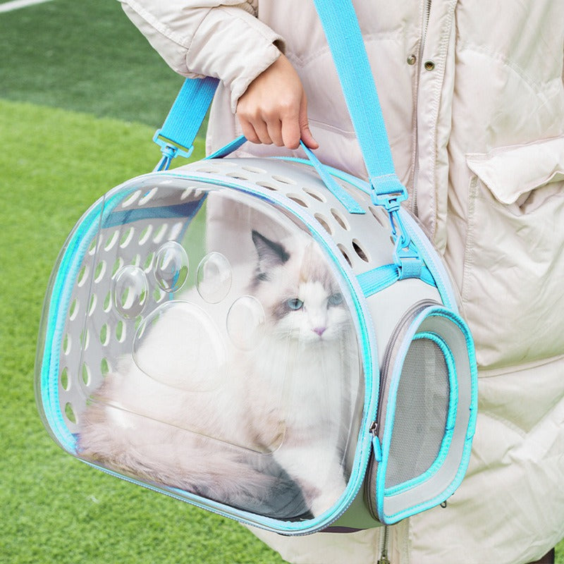 Transparent Pet Space Capsule Backpack Carrier for Cats