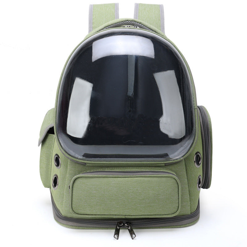 Portable Transparent Pet Backpack Space Capsule Bag for Cats and Dogs