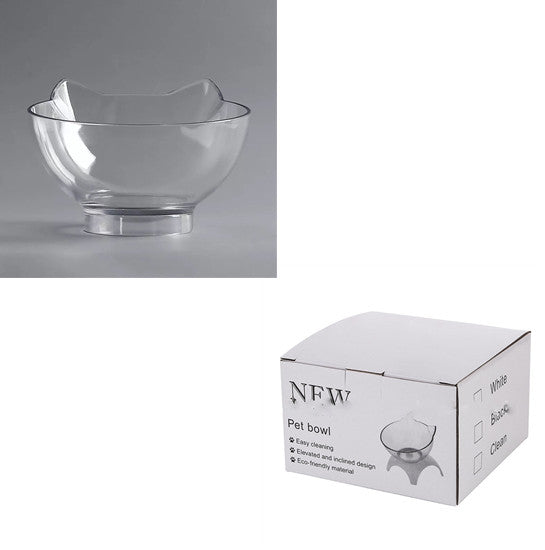 Non-Slip Raised Pet Double Bowl Food Feeder Cervical Protection