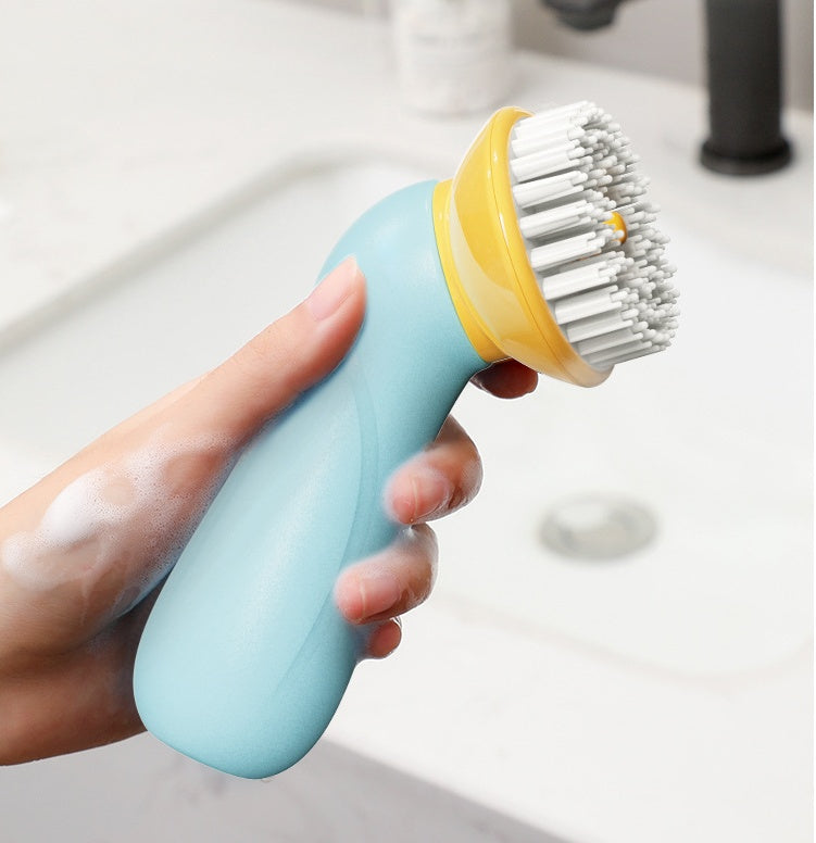 Handheld Pet Bath Brush Grooming and Cleaning Tool for Dogs