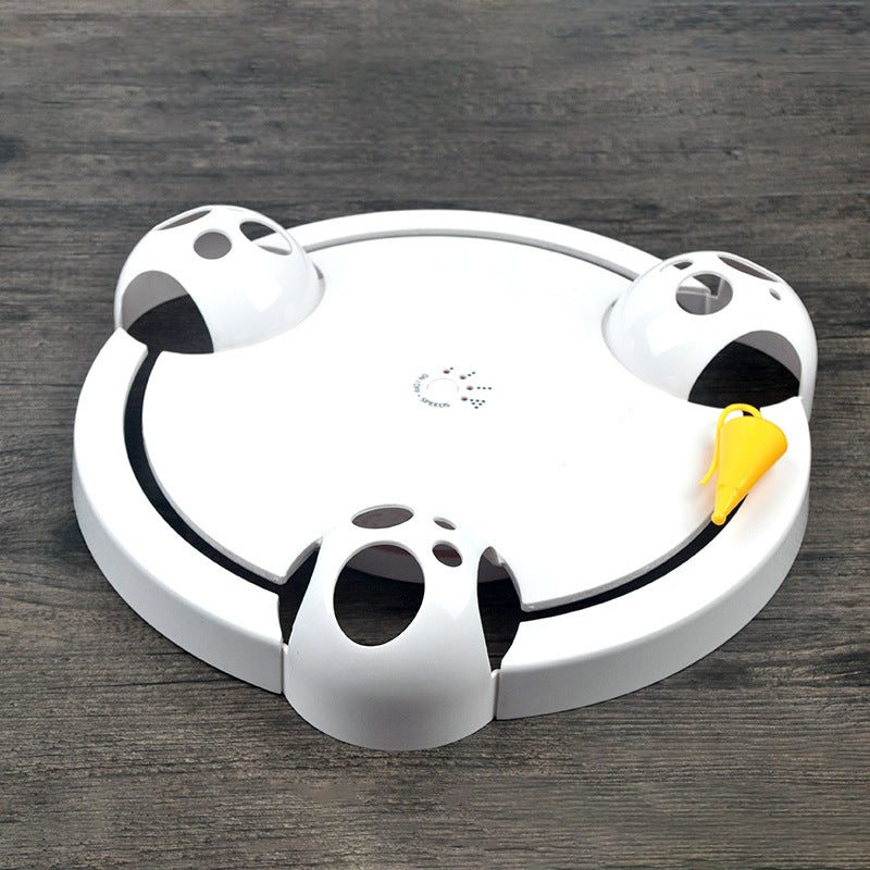 Electric Cat Turntable Toy Automatic Wheel for Interactive Mouse Chasing