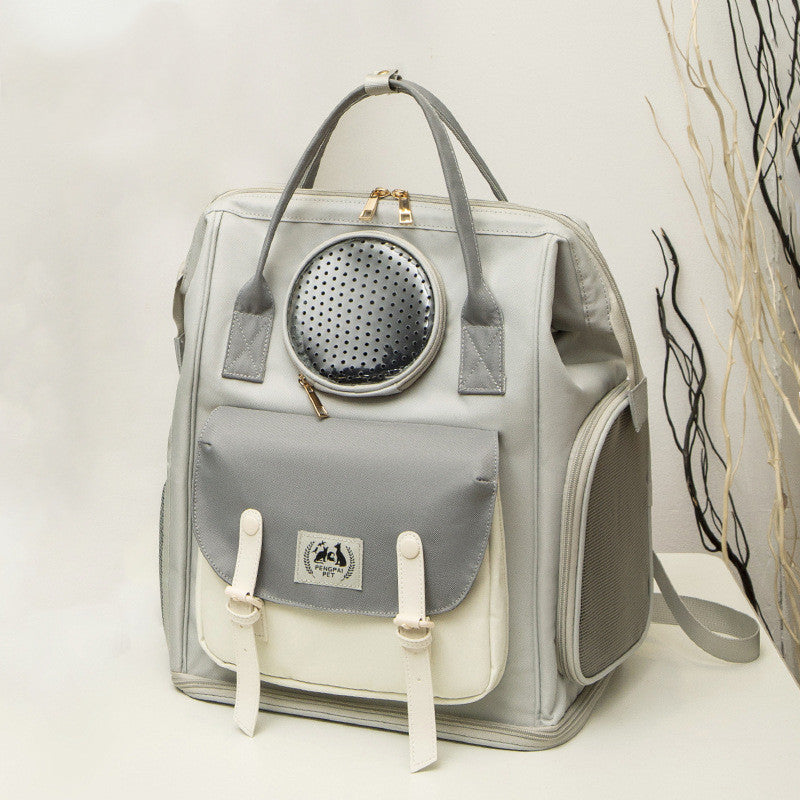 Large Capacity Breathable Portable Pet Backpack for Cats