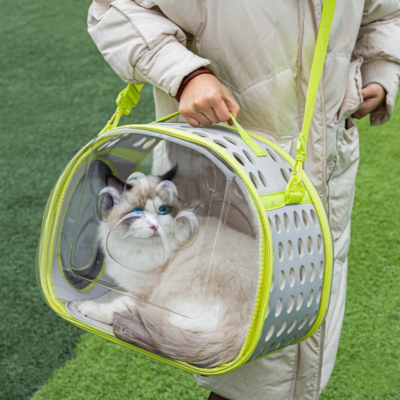Transparent Pet Space Capsule Backpack Carrier for Cats