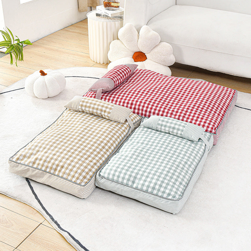 Warm Pet Nest Cushion Removable Washable Thick Soft Sleeping Mat