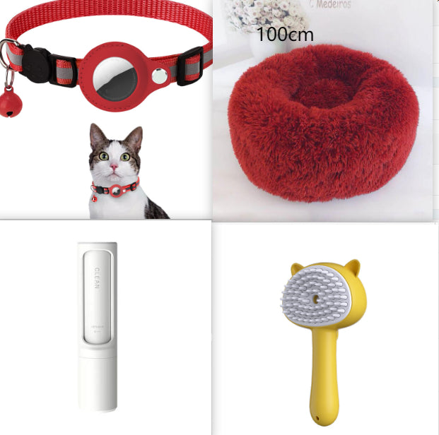 Rechargeable Multifunctional Pet Grooming Brush with Mist and Self-Cleaning Slicker for Dogs and Cats