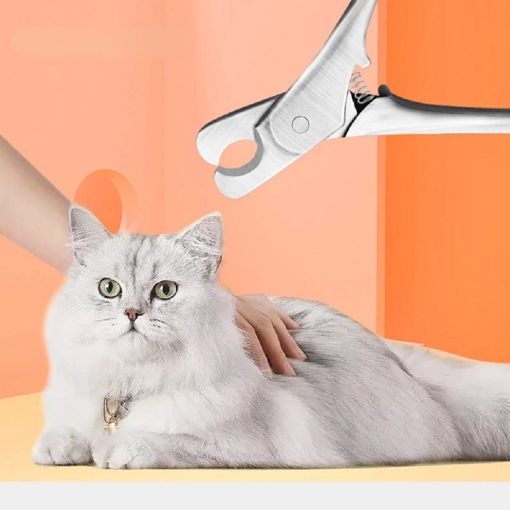 Professional Pet Nail Clipper Sharp Stainless Steel Safety Trimmer for Dogs and Cats