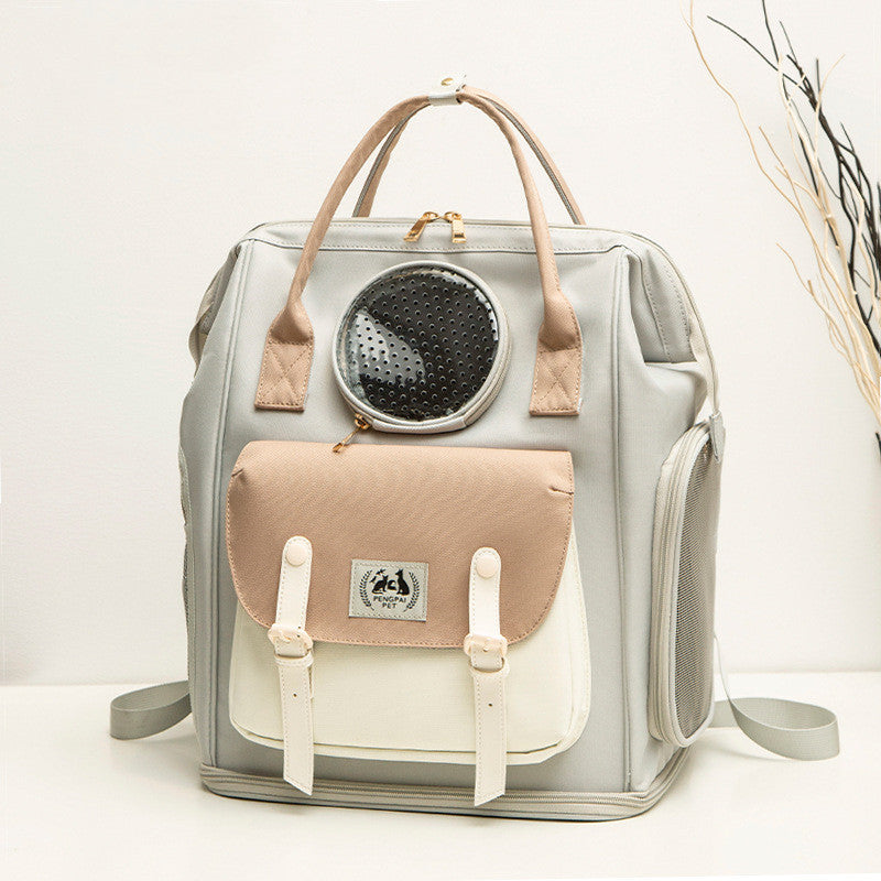 Large Capacity Breathable Portable Pet Backpack for Cats
