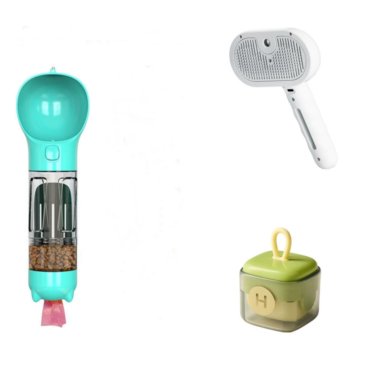 Pet Spray Hair Comb Dematting and Grooming Tool with Water Mist for Cats and Dogs