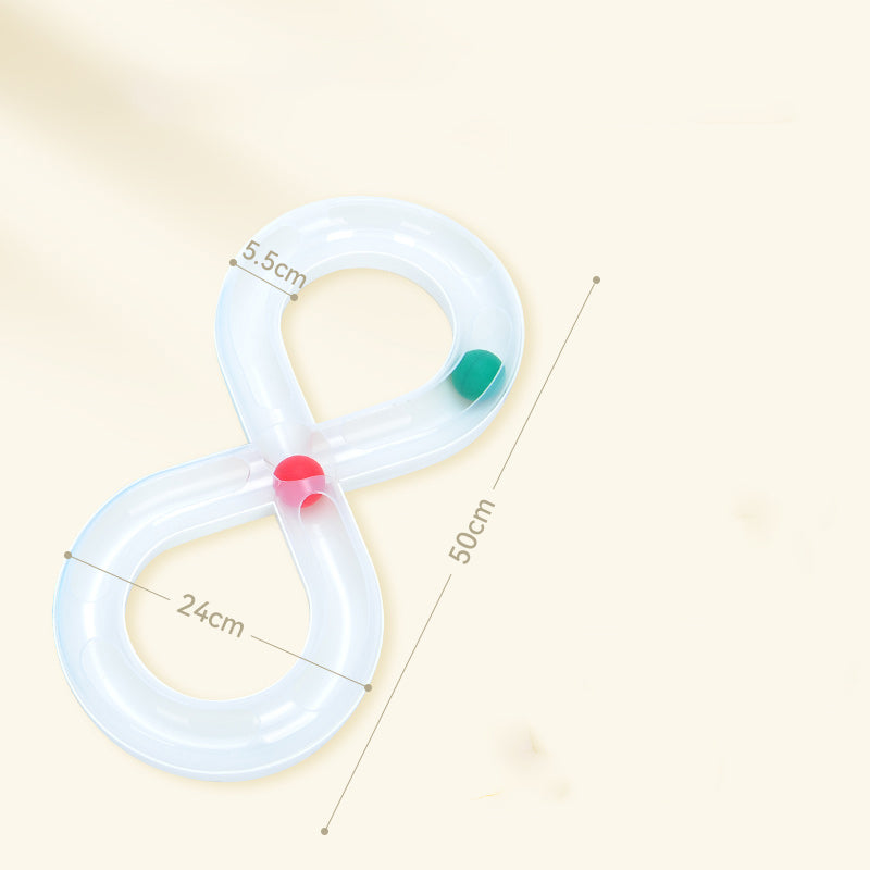 Interactive Cat Turntable Toy Track Ball for Play and Boredom Relief