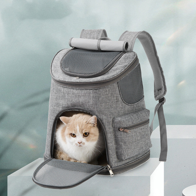 New Portable Pet Backpack Oxford Cloth Shoulder Bag for Dogs