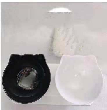 Non-Slip Raised Pet Double Bowl Food Feeder Cervical Protection