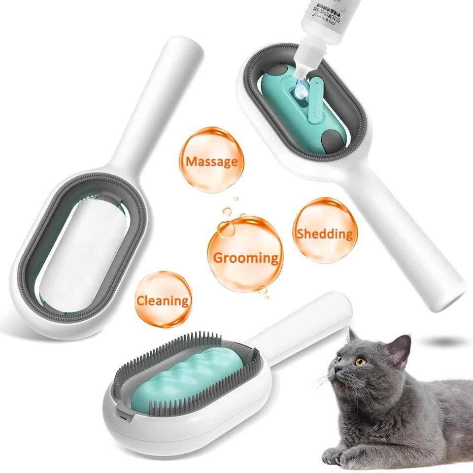 Pet Dematting Grooming Brush for Dogs and Cats Removes Loose and Sticky Hair