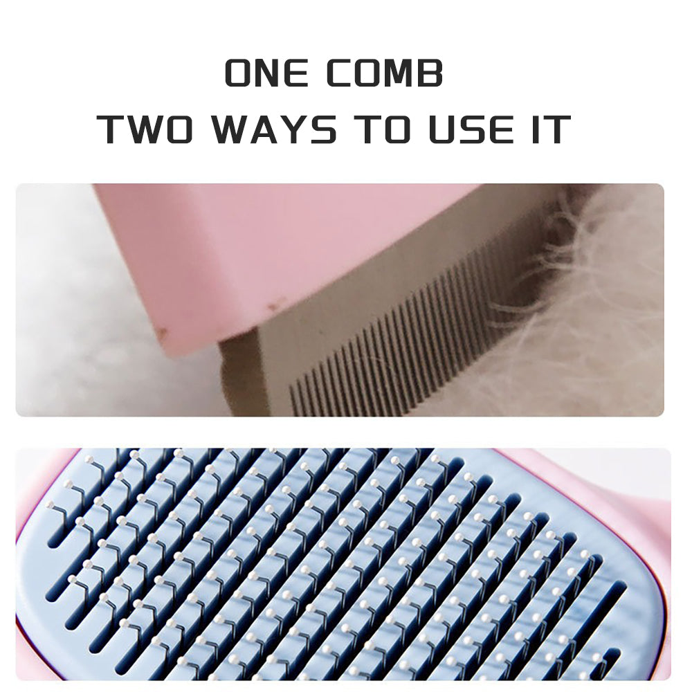 Pet Deshedding Grooming Brush for Dogs and Cats Reduces Shedding for Short and Long Hair Breeds