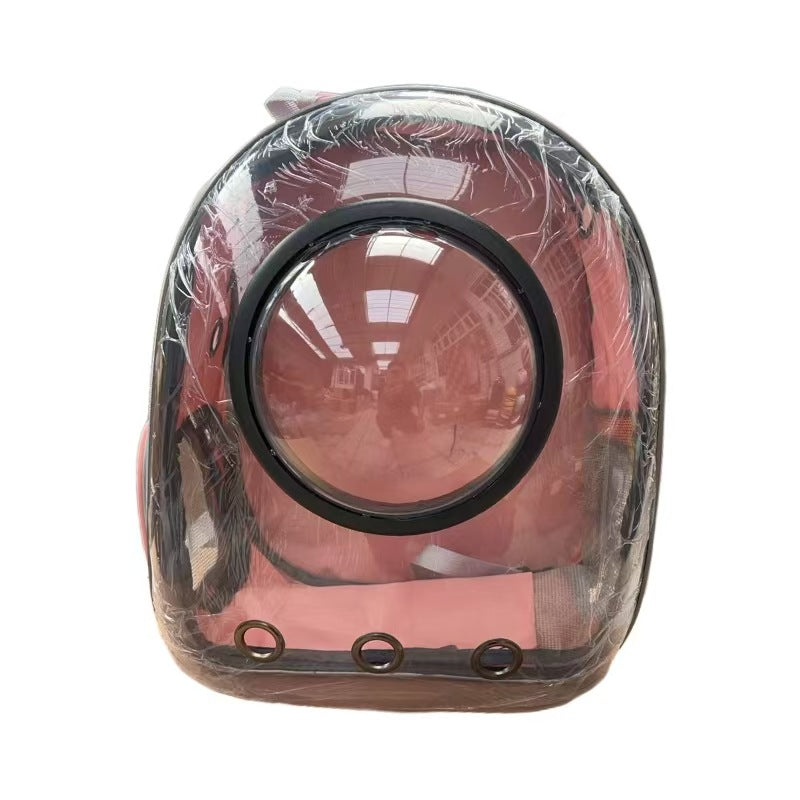 Transparent Pet Backpack Large Capacity Breathable Skylight Carrier for Cats